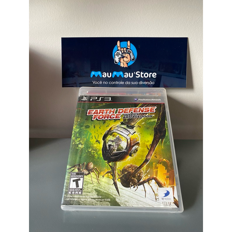 Earth Defense Force Insect Armageddon PS3 - Original Usado Jogos de Ação Jogos de Playstation 3