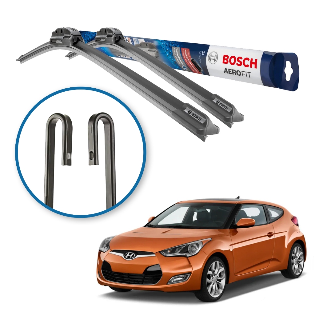 Palheta Limpador Parabrisa Original Bosch Hyundai Veloster 2011 a 2013 em Oferta na Shopee