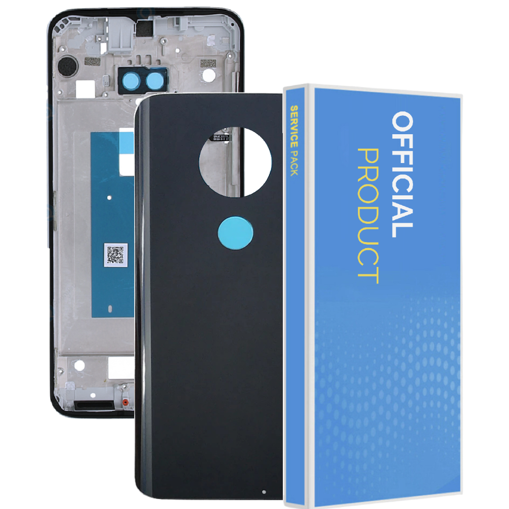 Carcaça Aro Chassis Compatível Moto G7 Plus Xt1965 + Com Tampa Traseira + Envio Hoje!