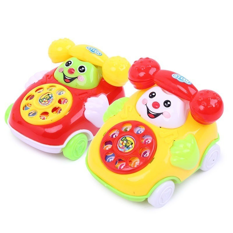 Telefone de Brinquedo para Bebê Música Telefone Dos Desenhos Animados em Oferta na Shopee
