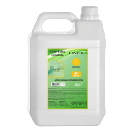 Álcool 46% Líquido Limpeza Doméstica 5 Litros em Oferta na Shopee