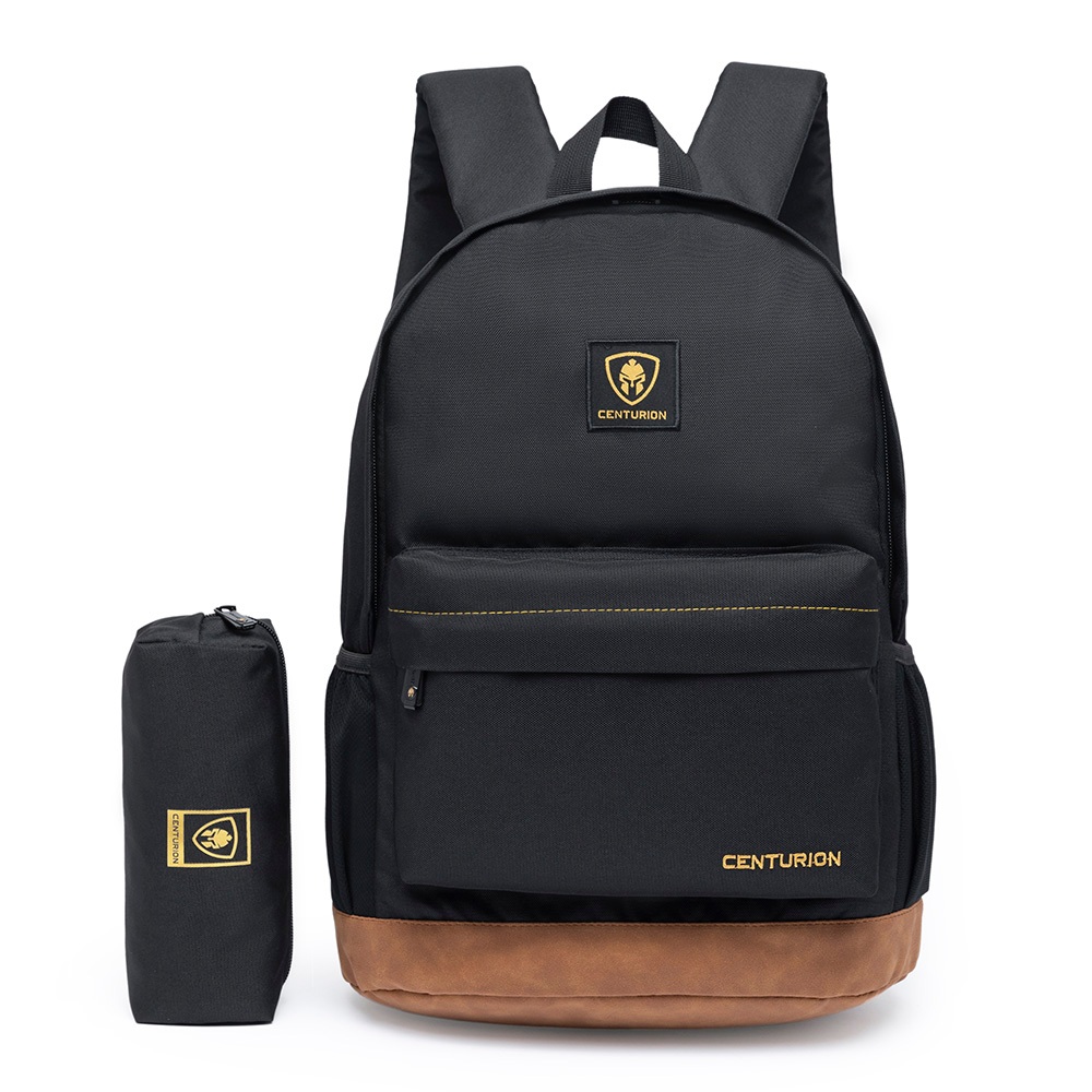 Mochila Masculina Preta Escolar Trabalho Centurion Reforçada Grande em Oferta na Shopee