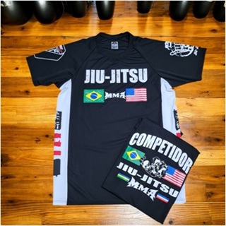 Camiseta Jiu Jitsu Competidor Muay Thai Boxe Mma Academia Treino Luta em Oferta na Shopee