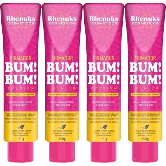 4und Gel Firmador De Bumbum Barriga Coxas E Abdômen 150g Cada
