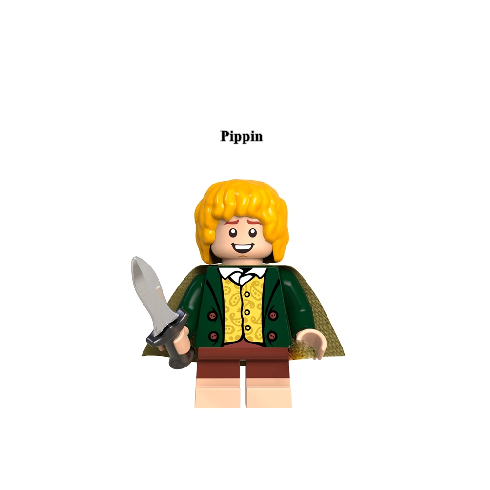 Merry e Gollum Senhor dos Anéis Minifigure Baggins Lord of the rings Os anéis do poder O Hobbit