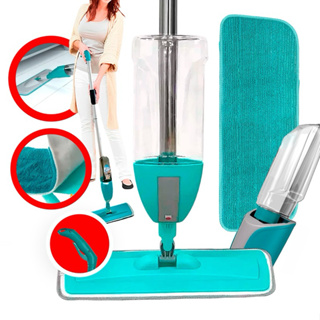 Mop Spray Magico Esfregão Com Reservatorio Rodo De Limpeza Microfibra Refil Limpa Seca Envio Imediat em Oferta na Shopee