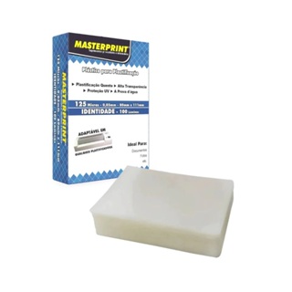Polaseal Plastico Para Plastificacao RG/PIS/CIC Premium 80x110mm 0,05 C/100 em Oferta na Shopee