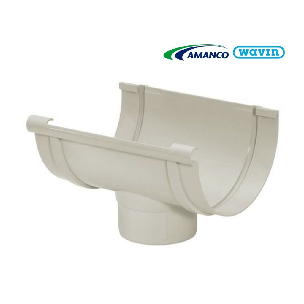 Bocal Descida Calha Pluvial Amanco 170mm x 100 Telhado Amanco