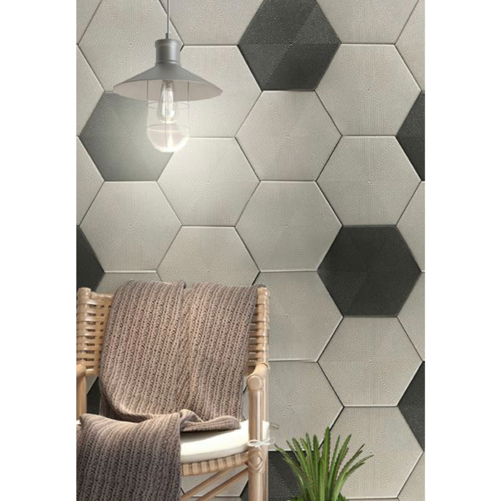 Molde/forma 3d Abs 1,5mm Ladrilho Hexagonal 19cm