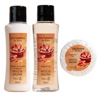 Kit 100 Shampoo, Condicionador 35 Ml e Sabonete 20g Hotel Motel em Oferta na Shopee