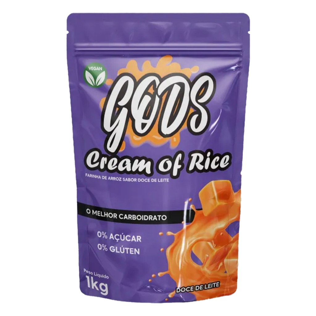 Farinha De Arroz Cream Of Rice Gods 1kg Sem Gluten Canibal em Oferta na Shopee