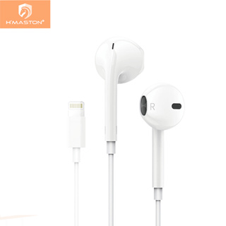 H'maston RB03/RB02/RB01 Fone De Ouvido Estéreo C Mic Para iPhone Conecta Direta Ios TYPE-C/Lightning/P2 em Oferta na Shopee