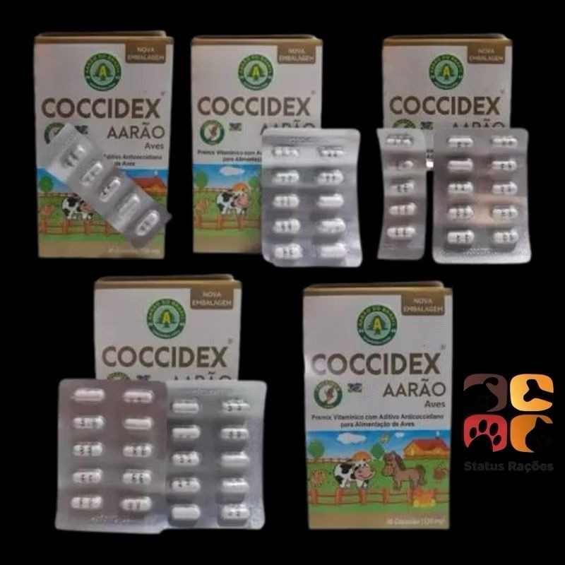Coccidex AARÃO -Cápsulas separadas unidade em Oferta na Shopee