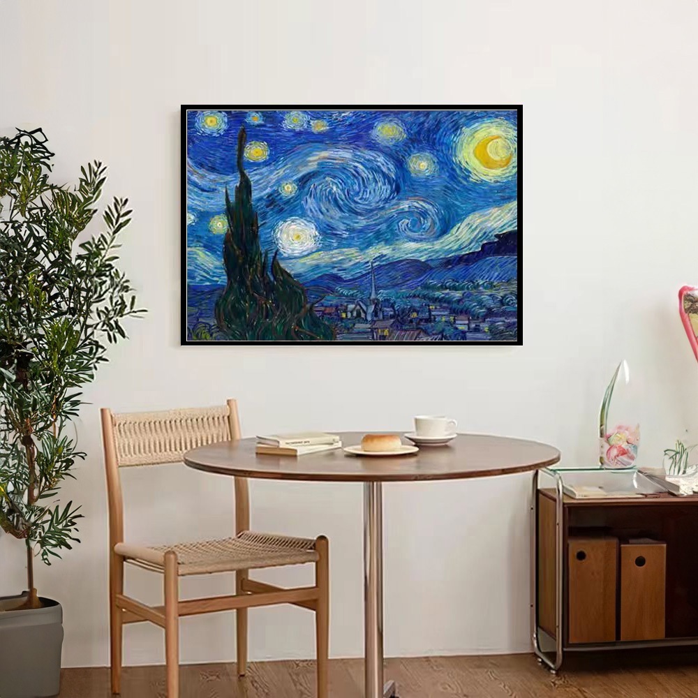 37x57cm Conjunto de Pintura em Diamante Grande com Moldura /Sem molduras - Arte do Céu Not...