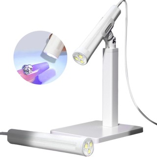 Suporte de lâmpada portátil para manicure a word Suporte multifuncional com rotação de 360 graus Lâmpada de cozimento de