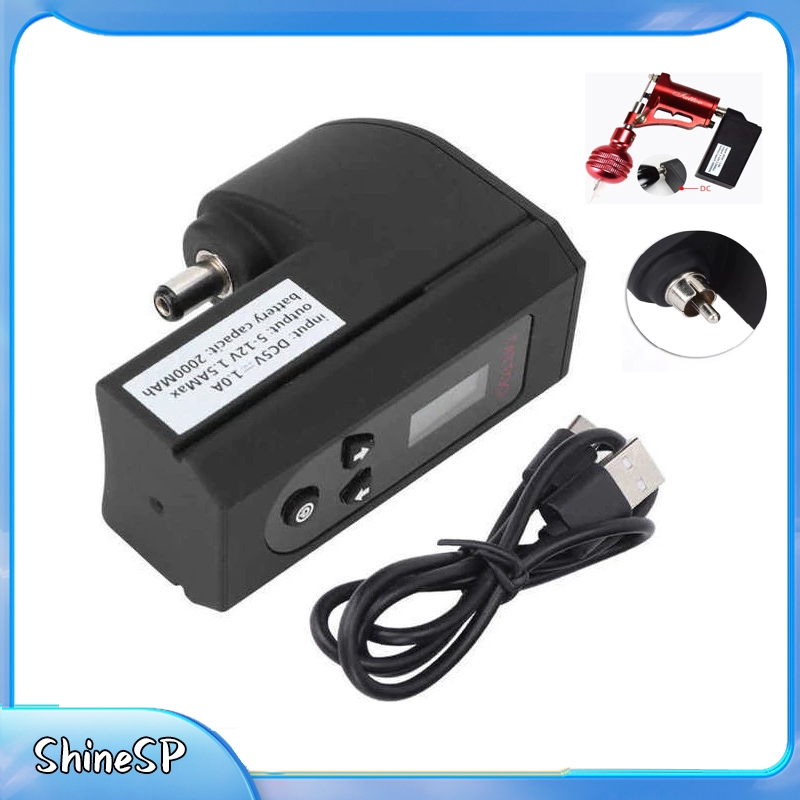 Sem fio Fonte De Alimentação Para Tatuagem Icd Fonte De Alimentação De Tatuagem De Curvatura Fonte De Alime em Oferta na Shopee