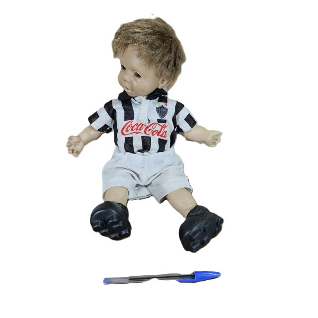 Lembrança Vintage Atlético Mg Boneco Raro 40x31x8cm 420g