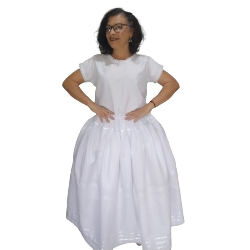 Kit Camisú e Saia umbanda candomblé