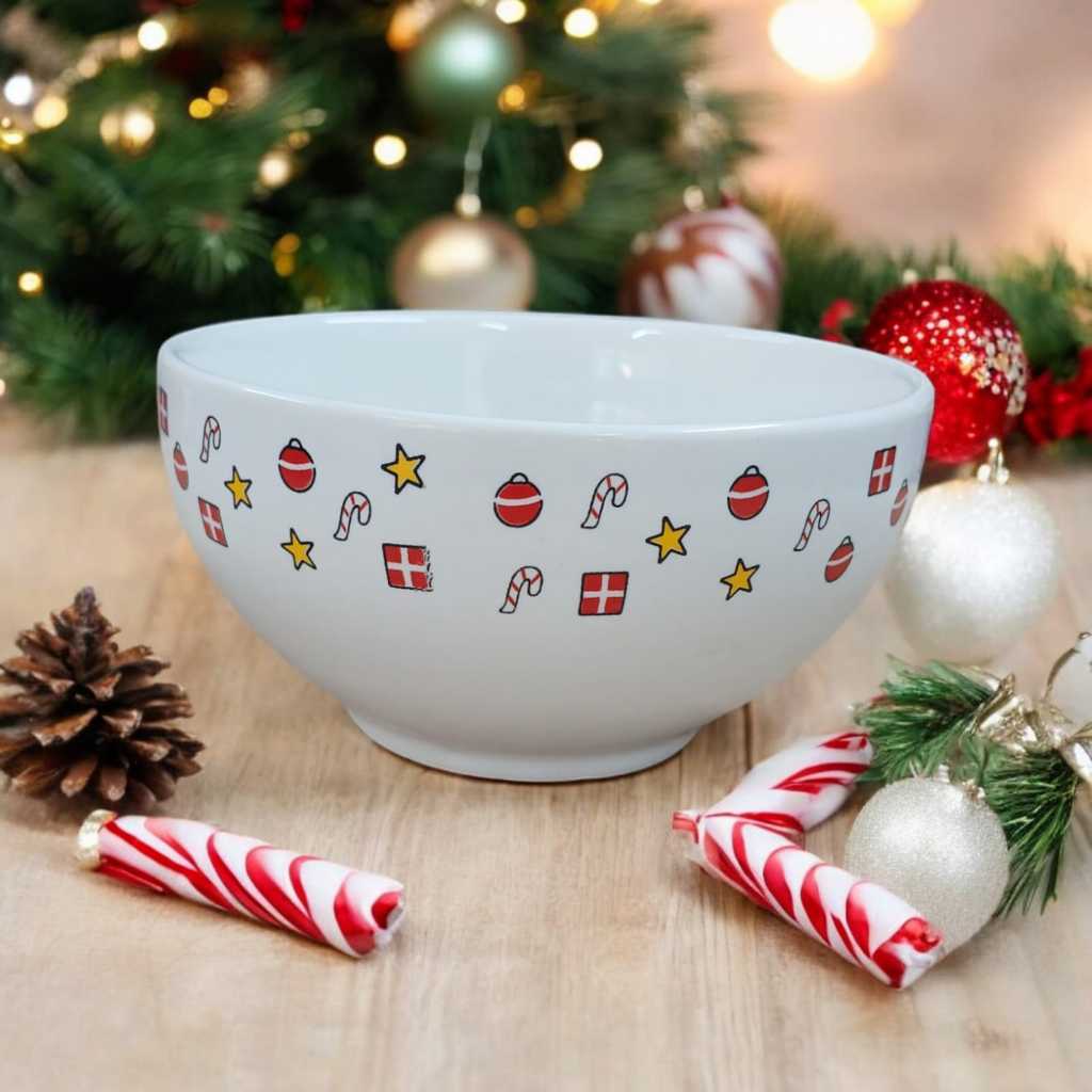 Tigela Cumbuca Bowl Açaí Sopa Porcelana 350ml Natal Doces