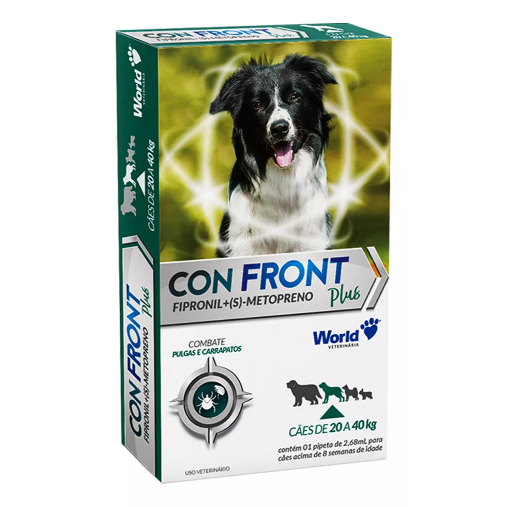 Confront Plus Cães 20 a 40kg Fipronil