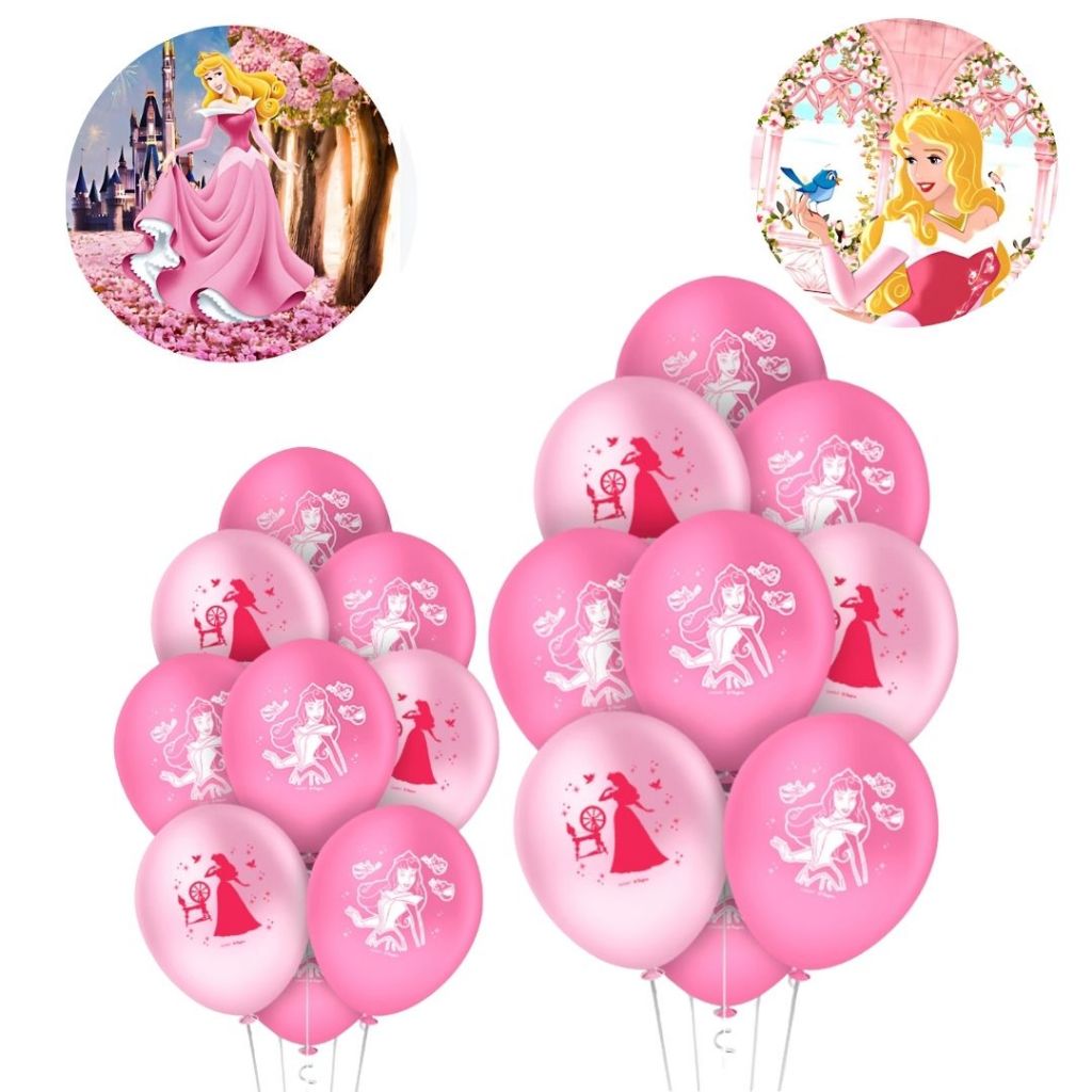 25~125 BALAO REDONDO PRINCESA AURORA 9 pol Regina em Oferta na Shopee