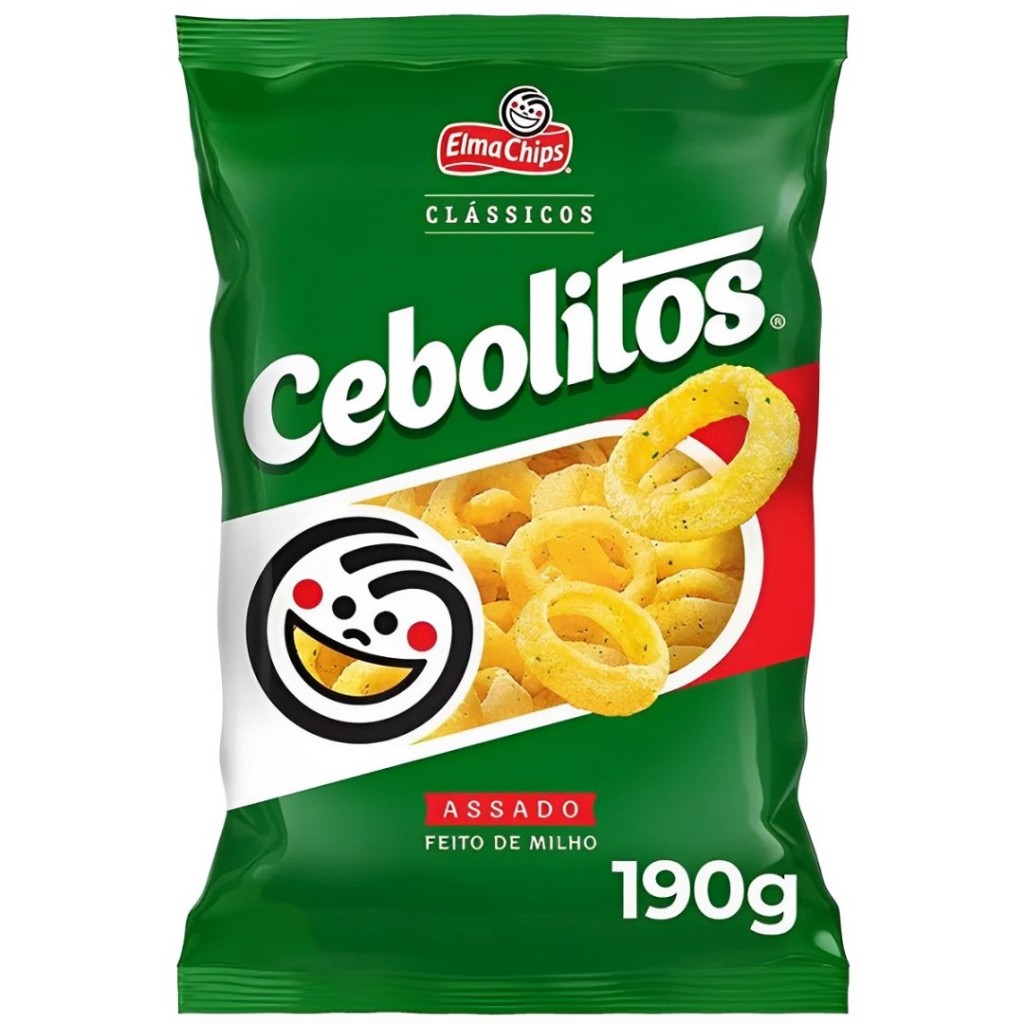 Salgadinho Cebolitos 190g Elma Chips em Oferta na Shopee
