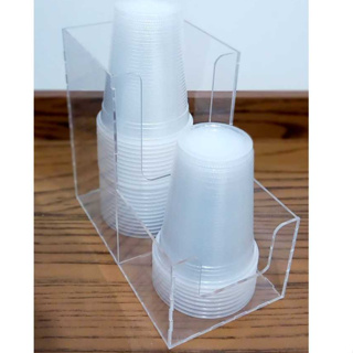 Suporte para Copos Descartáveis em Acrilico Porta Copos Cantinho do Café em Oferta na Shopee