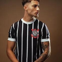 Camisa Retrô Corinthians Democracia 1982 Masculina Oficial