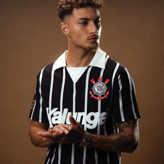 Camisa Polo Retrô Corinthians 1990 Kalunga Masculina Oficial em Oferta na Shopee