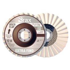 Disco Para Acabamento Extra Fino 4.1/2 - 115mm- Brax Soldas