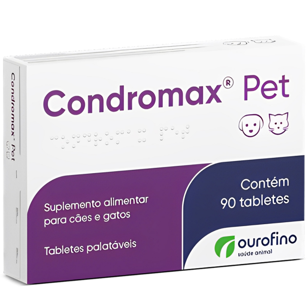Condromax Pet 90 Comprimidos Ouro Fino - Pets