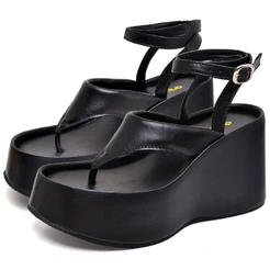 Sandália Tamanco Feminino Tira no Tornozelo Plataforma Preto Original Dubuy Iza 2104DB