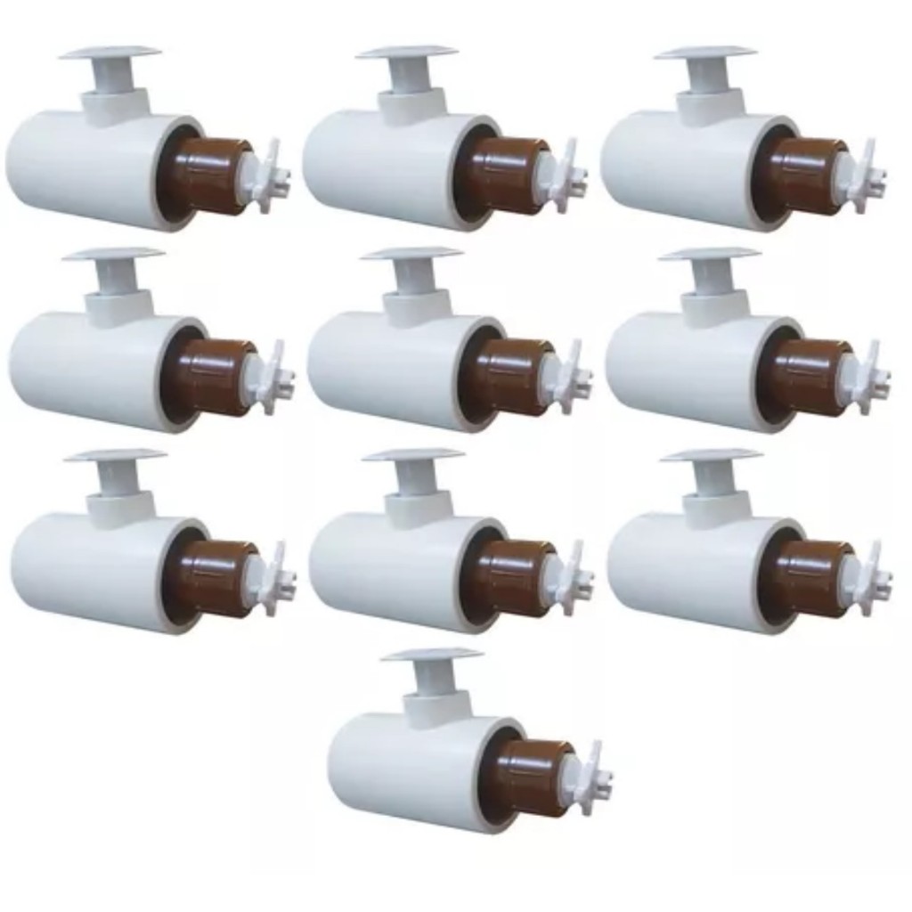 Kit 10x Canhão De Hidromassagem Com Arejador de Ar Para Piscinas, Hidro, Spa, Bico Dhm Jato Promoção