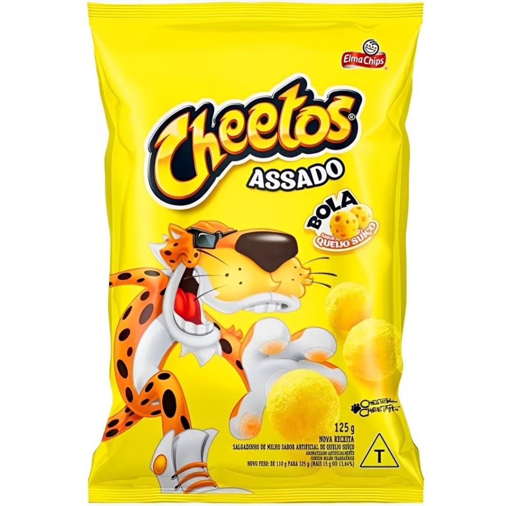 Salgadinho Cheetos Bola Queijo Suiço 125g Elma Chips