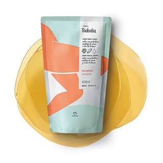 Refil Creme Hidratante Para O Corpo Natura Tododia Macadâmia 400ml.