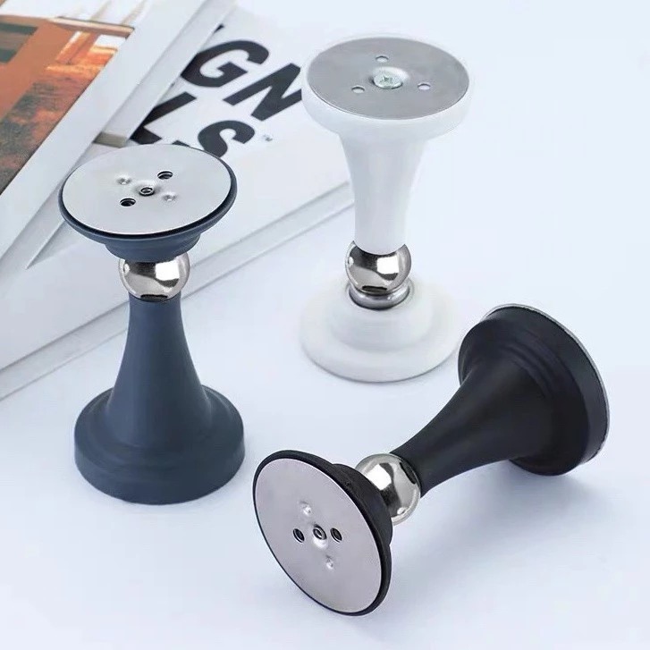 2 Prendedor De Porta Magnético Con Aço Inox Com Amortecedor em Oferta na Shopee