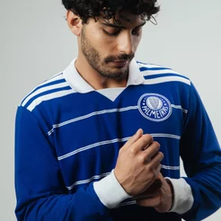 Camisa Palmeiras Retrô Goleiro 1989 Manga Longa Masculina Oficial