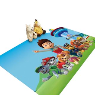Tapete Quarto Infantil Decorativo Macio Criança Bebe Menino Menina Personagem Patrulha Canina Verde em Oferta na Shopee
