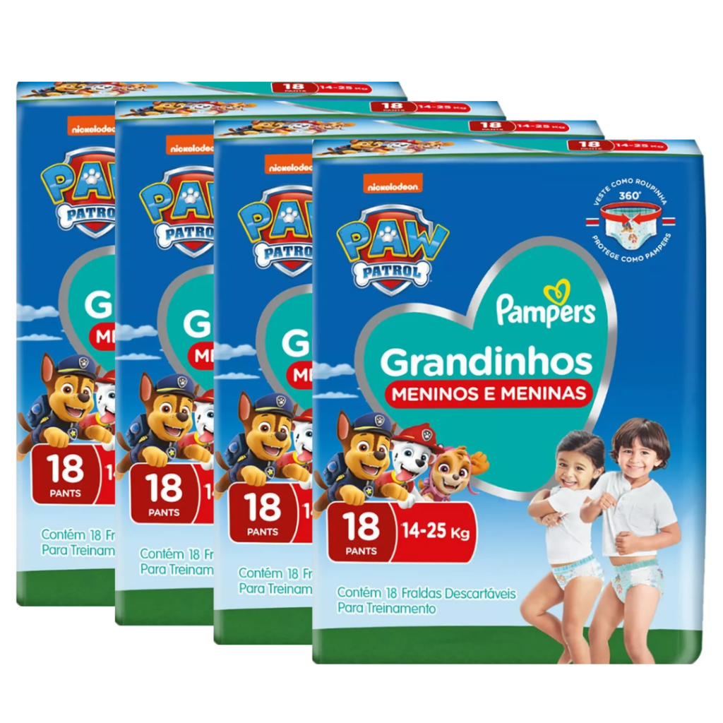 Fralda Pampers Grandinhos 14-25KG