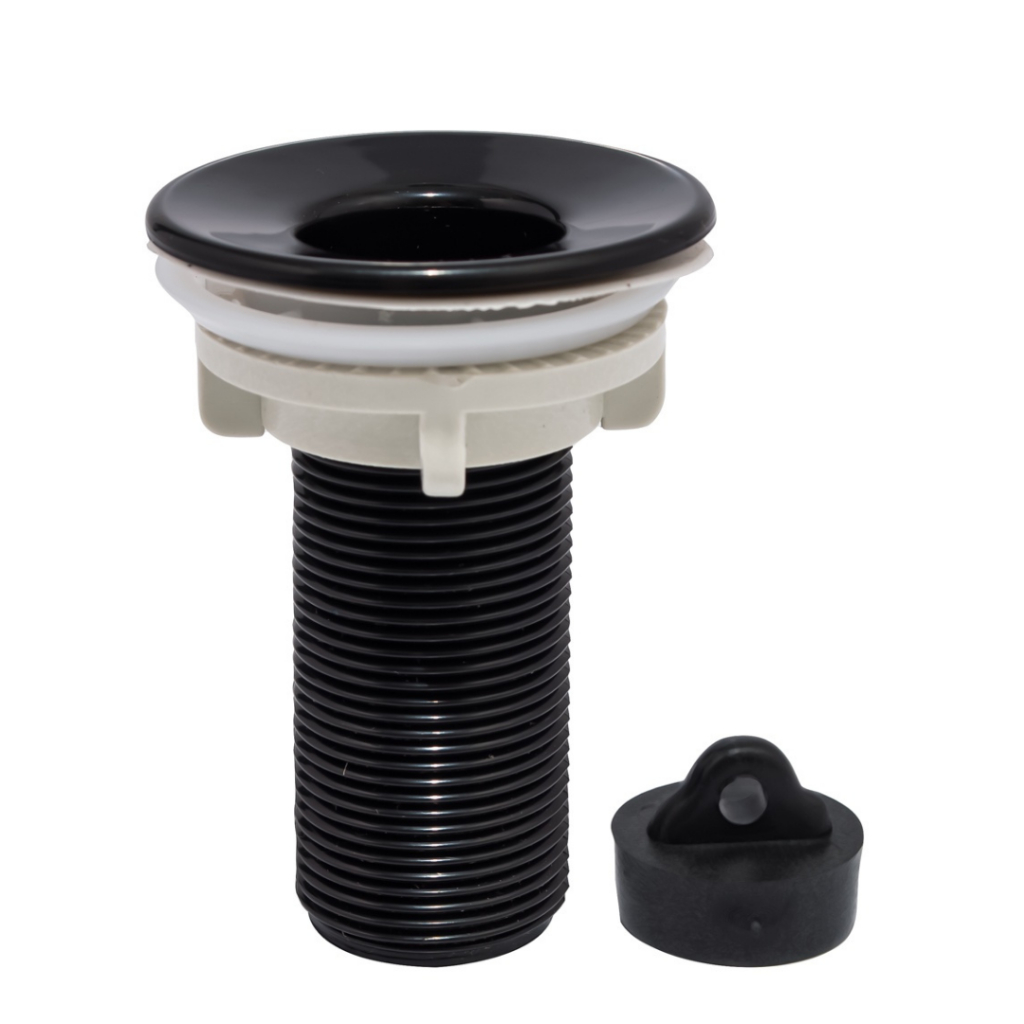 Valvula de Lavatório e Tanque PVC  Preta 7/8'' em Oferta na Shopee