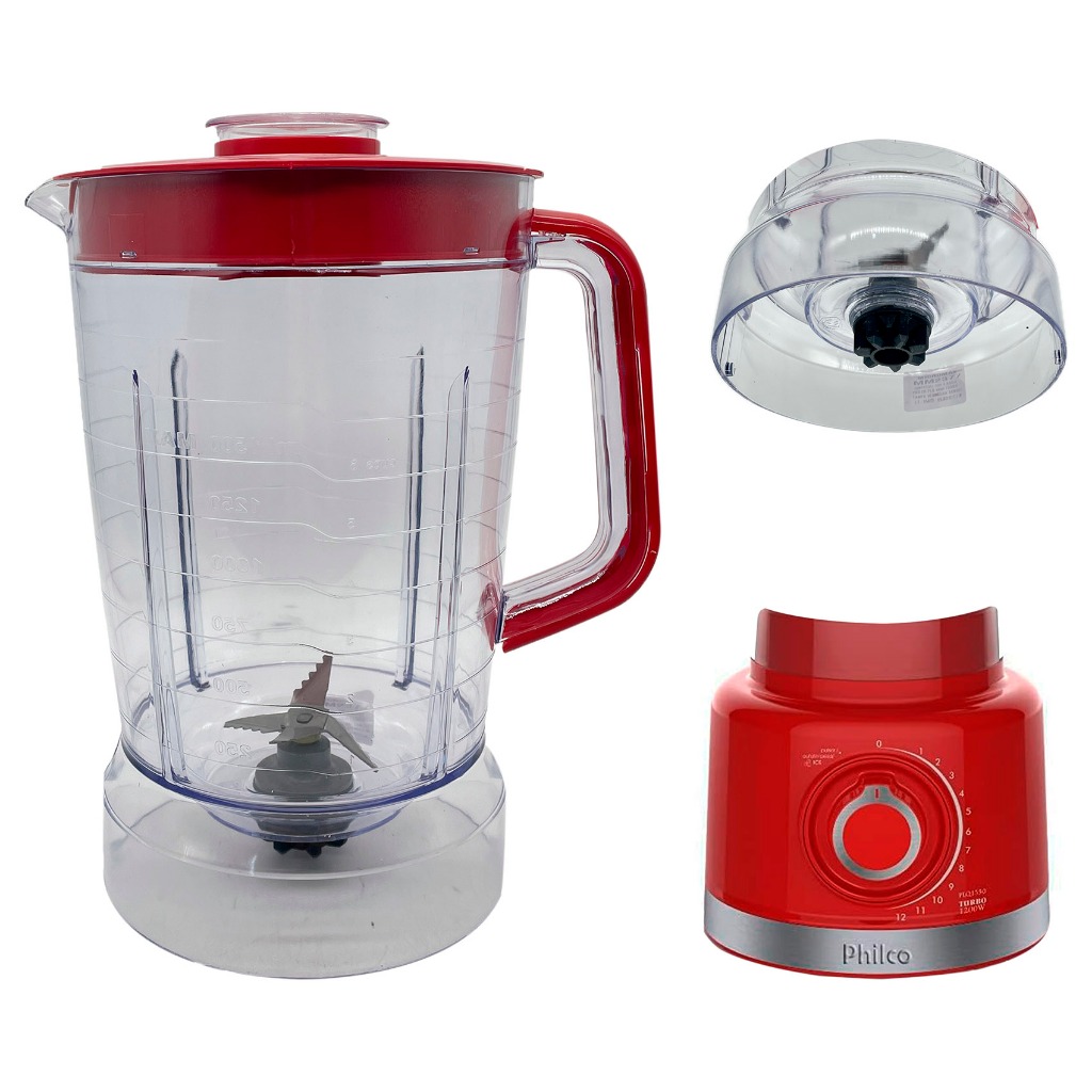 Copo Do Liquidificador Philco Plq1550 Turbo Sangel Cristal (M2377)