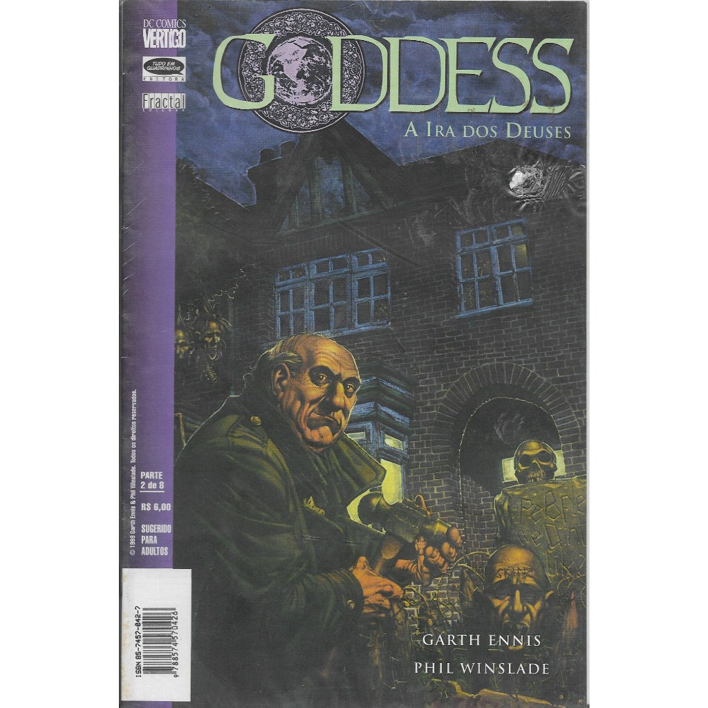 Goddess A ira dos Deuses - Fractal Edições - Vol. 2 a 4 - Em Português