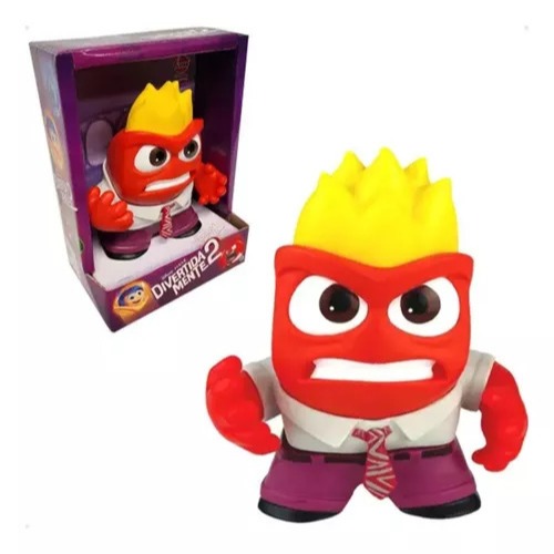 Boneco Raiva de Vinil Divertidamente 2 - Original Lider Brinquedos