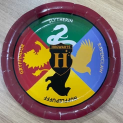 8~40 PRATO FESTA HARRY POTTER DE PAPEL 18 CM FESTCOLOR (CHOCO)