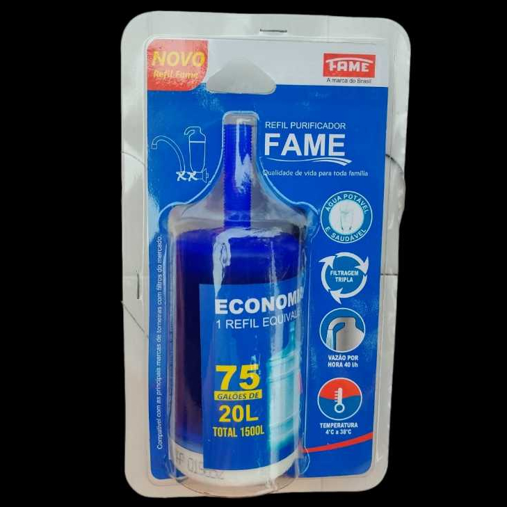 REFIL ORIGINAL P/TORNEIRA COM FILTRO FAME AQUAFAM BICA MOVEL em Oferta na Shopee