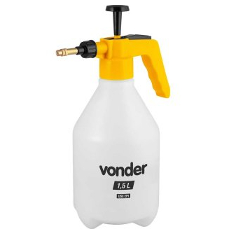 Pulverizador Manual 1,5 Litros Com Compressão Forte Vonder Carro Moto Lavagem