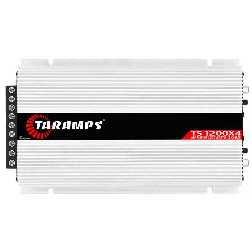 Modulo Amplificador TS 1200X4 4 Canais 1200w Entrada Rca E Fio TS1200X4 Stereo Som Automotivo Forte