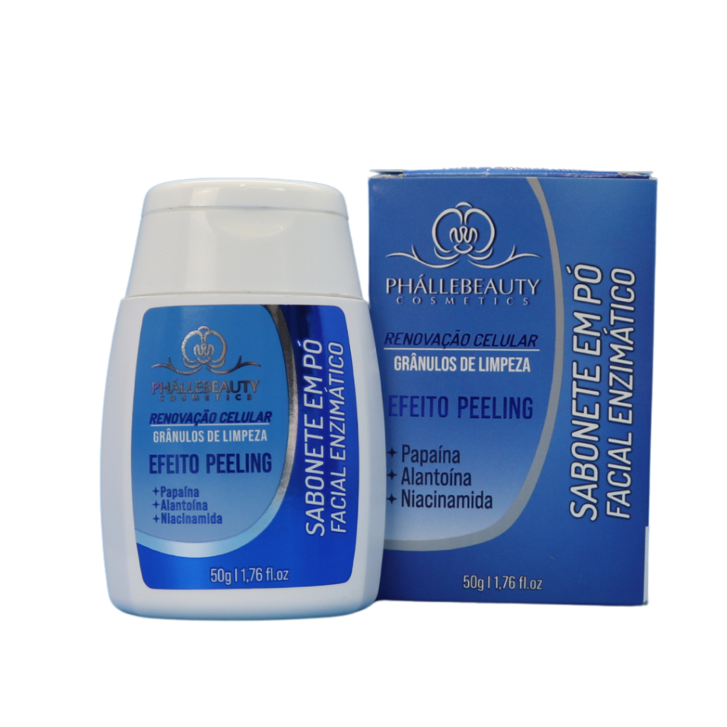 Sabonete em Pó Facial Enzimático Efeito Peeling PhálleBeauty PH0726 - Beauty