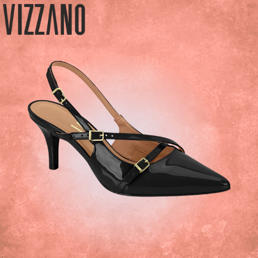 Sapato Salto Alto Scarpin Vizzano Feminino Bico Fino Elegante Blogueira Tendência Confortável