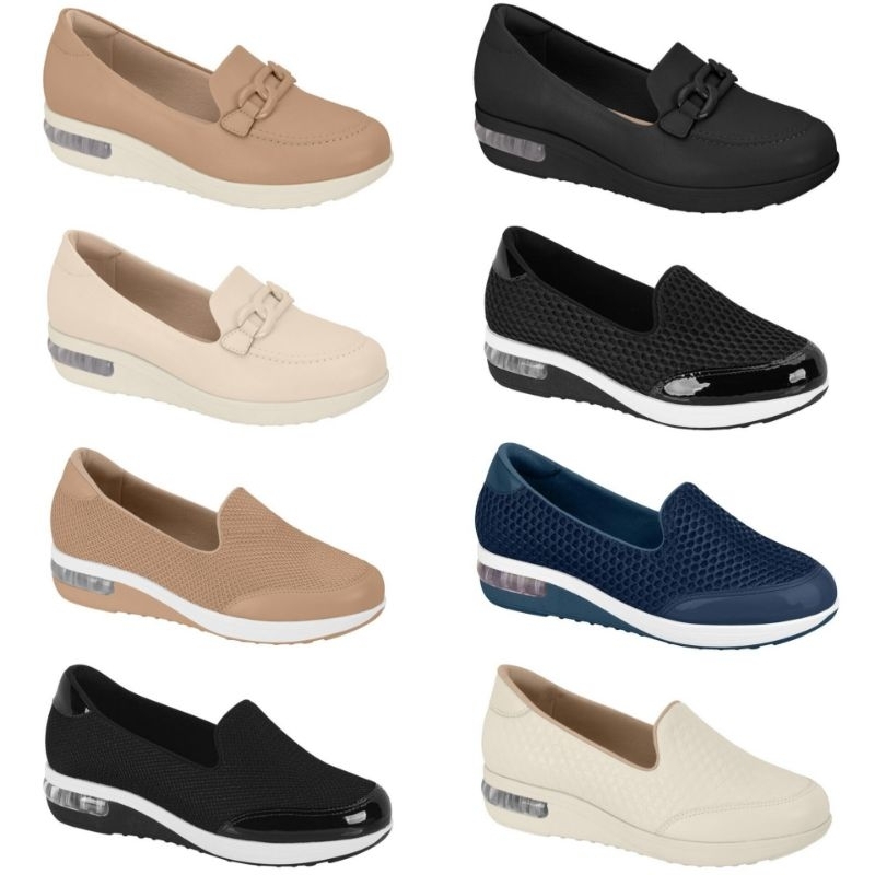 Tênis Esporão Amortecedor Ortopédico Conforto Modare Sem Cadarço Slip On 7320 em Oferta na Shopee